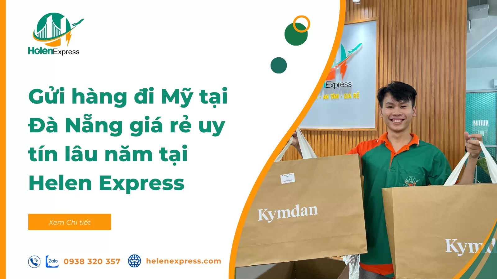 Gửi hàng đi Mỹ tại Đà Nẵng giá rẻ uy tín lâu năm tại Helen Express