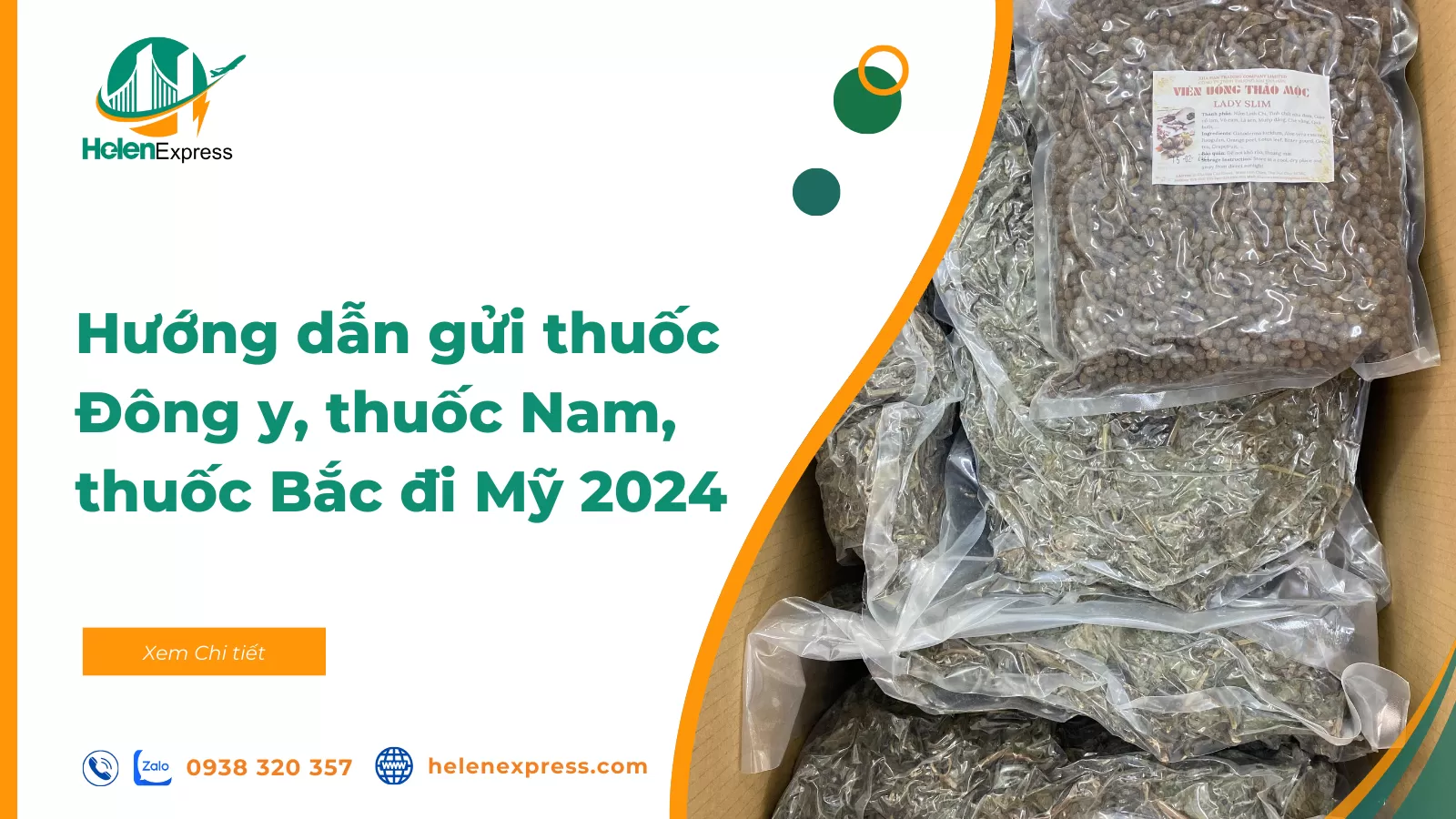 Hướng dẫn gửi thuốc Đông y, thuốc Nam, thuốc Bắc đi Mỹ 2024