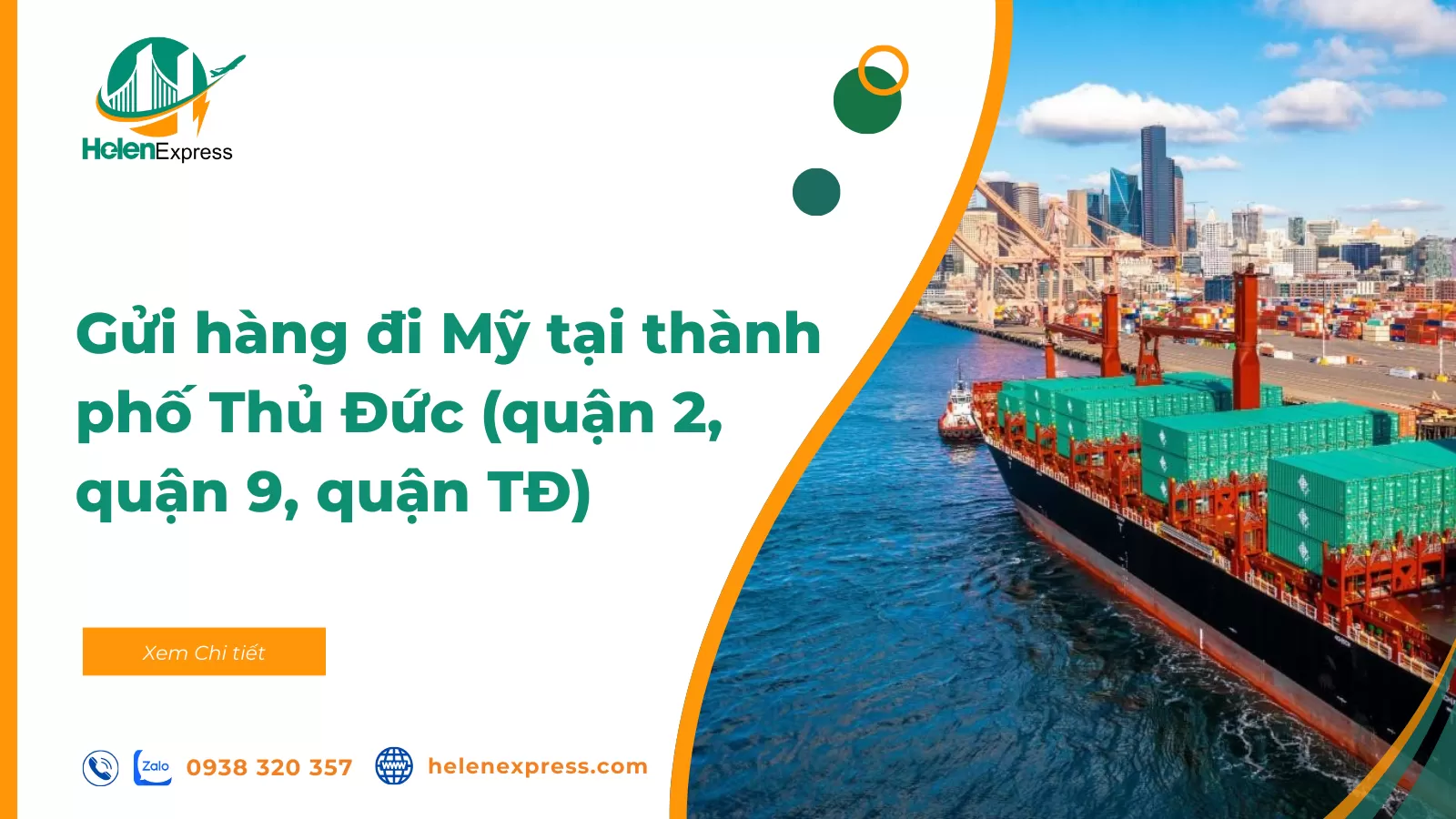 Gửi hàng đi Mỹ tại thành phố Thủ Đức (quận 2, quận 9, quận TĐ)