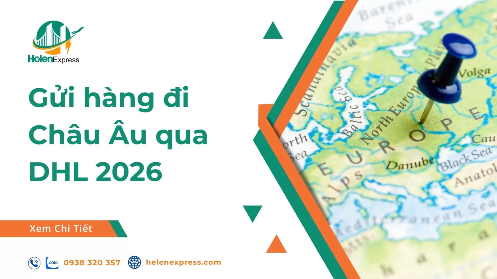 Gửi hàng đi châu Âu qua DHL 2026: Chi phí, thủ tục & thuế chi tiết