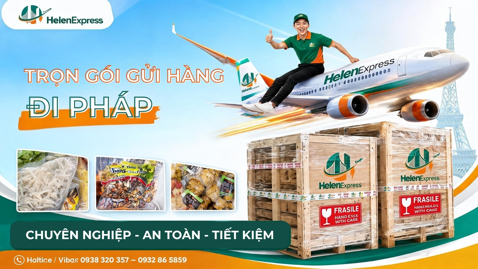 trọn gói gửi hàng đi pháp