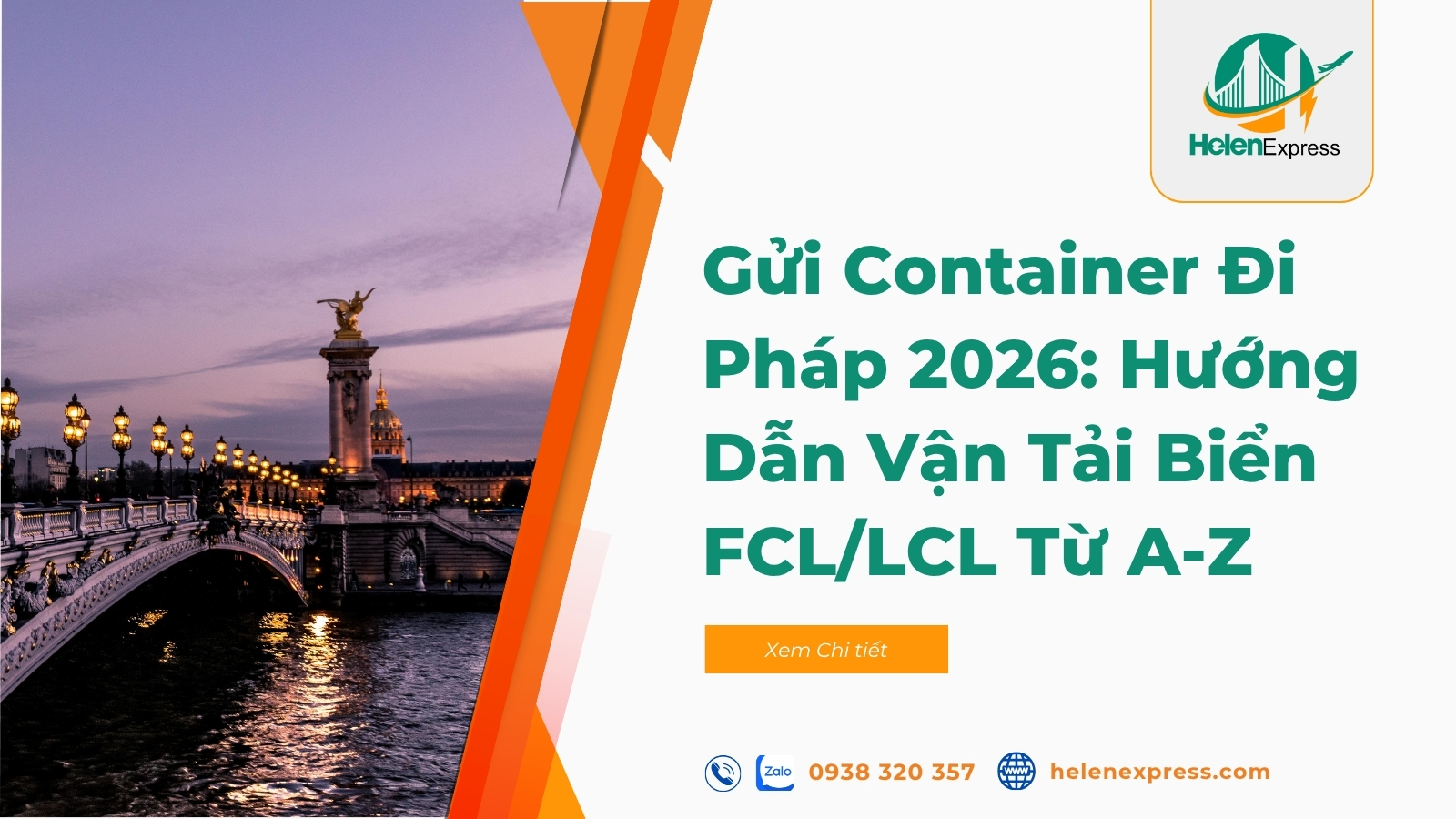 Gửi Container Đi Pháp 2026: Hướng Dẫn Vận Tải Biển FCL/LCL Từ A-Z