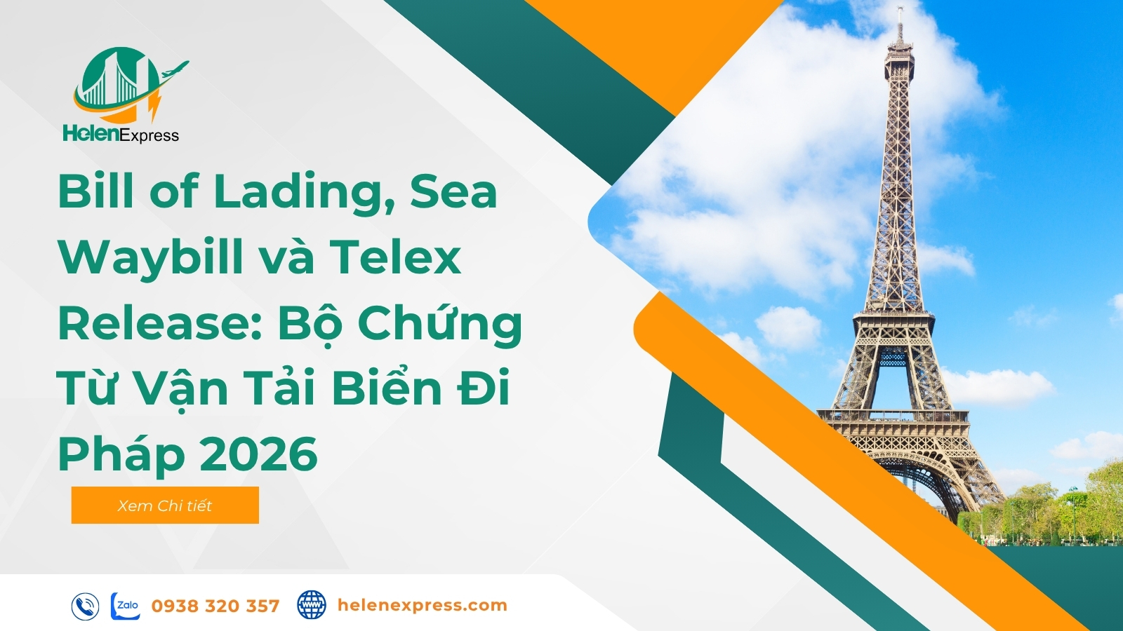 Bill of Lading, Sea Waybill và Telex Release: Bộ Chứng Từ Vận Tải Biển Đi Pháp 2026