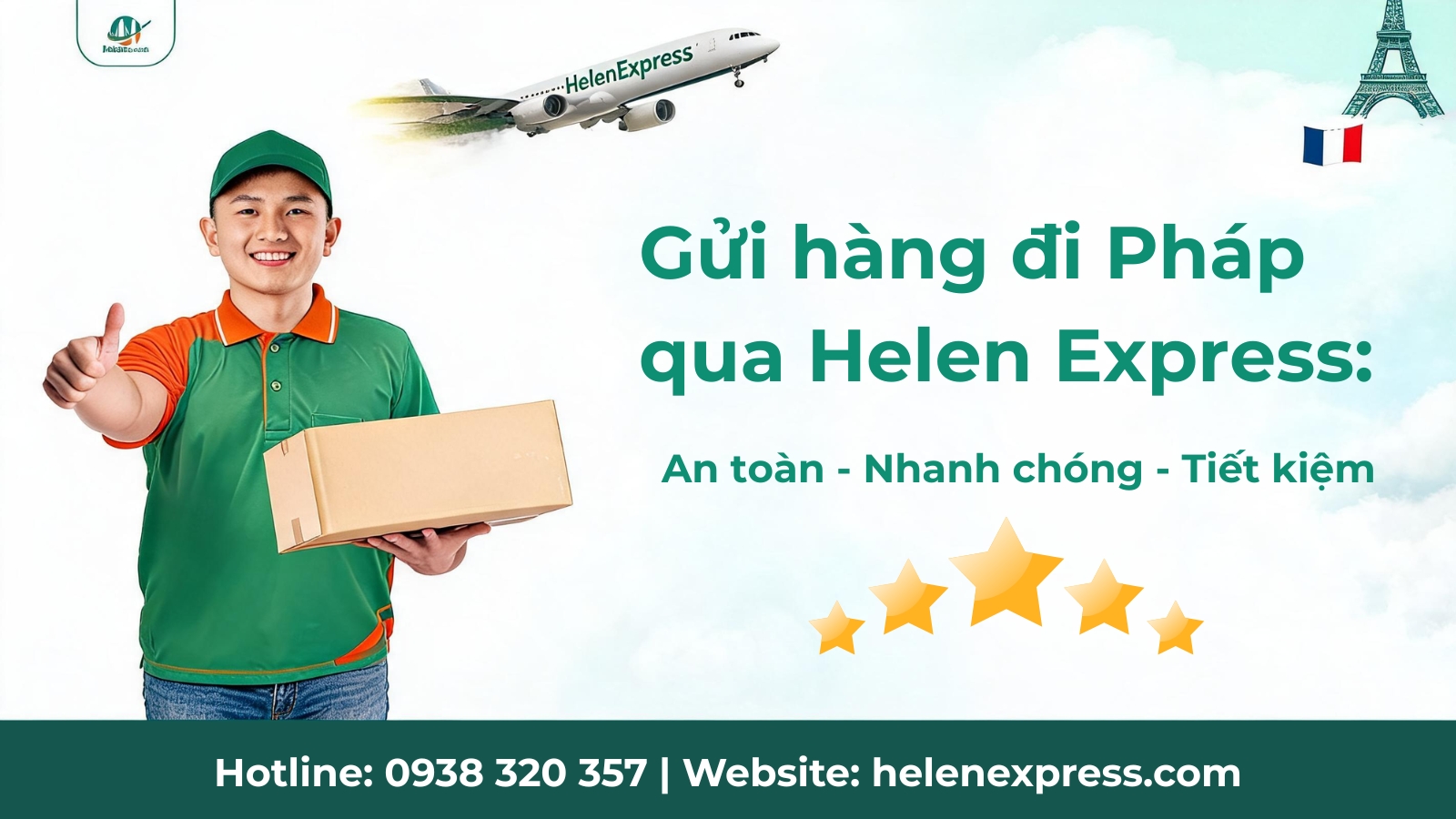 gửi hàng đi pháp bao thuế nhanh gọn tiết kiệm cùng helen express