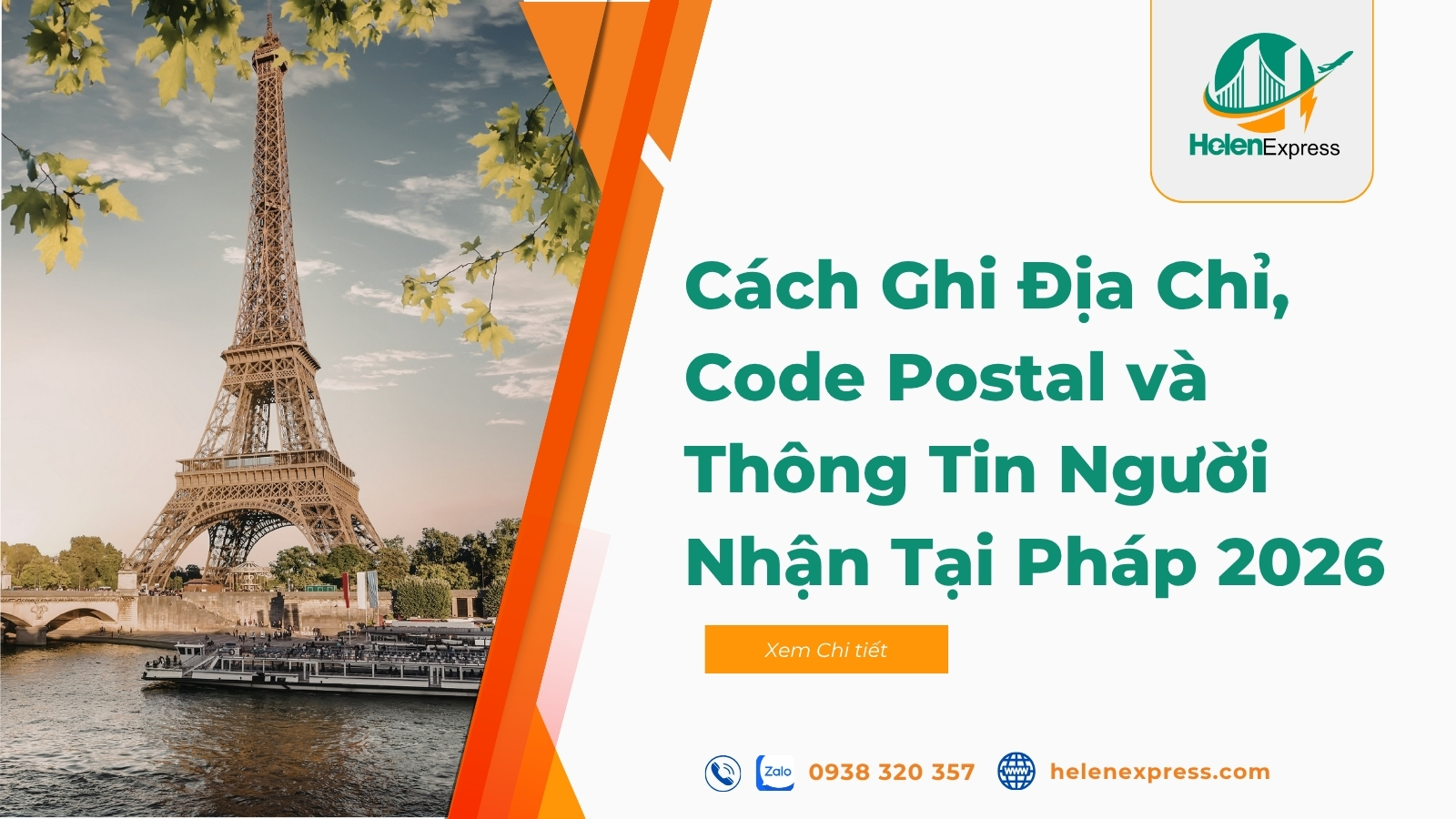Cách Ghi Địa Chỉ, Code Postal và Thông Tin Người Nhận Tại Pháp 2026