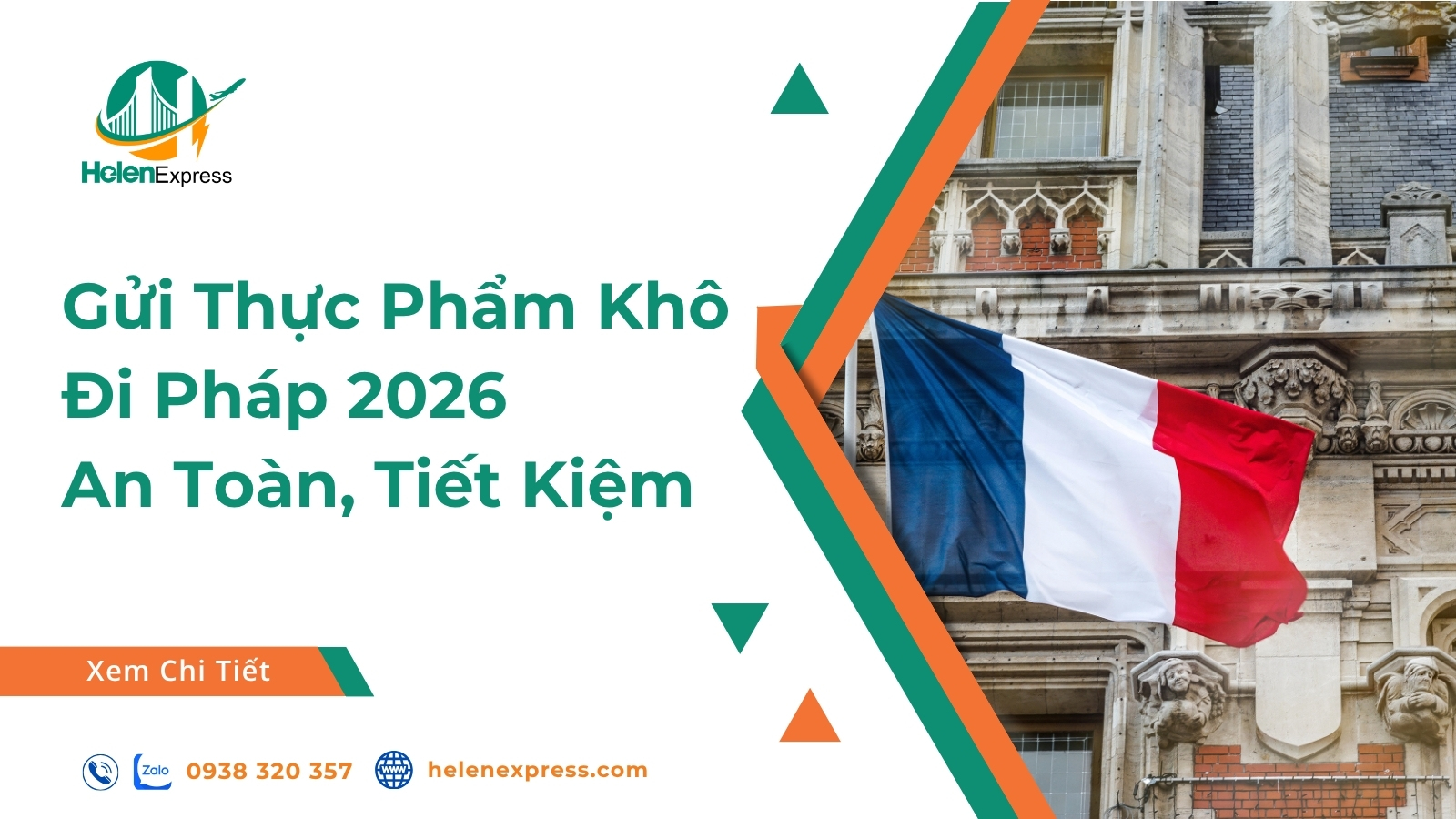 gửi thực phẩm khô đi pháp an toàn tiết kiệm