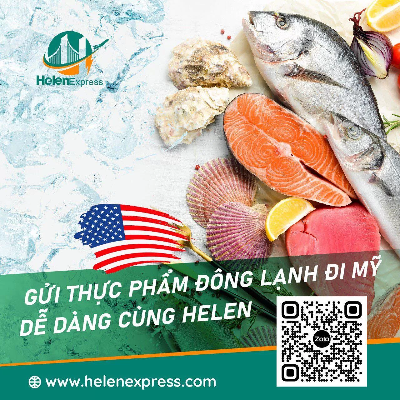 Gửi Cá 1 Nắng Đi Mỹ – Gửi Cá Đông Lạnh Đi Mỹ Tại Helen Express