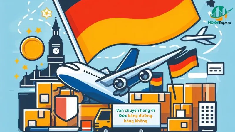 Vận chuyển hàng đi Đức bằng đường hàng không an toàn – tiết kiệm