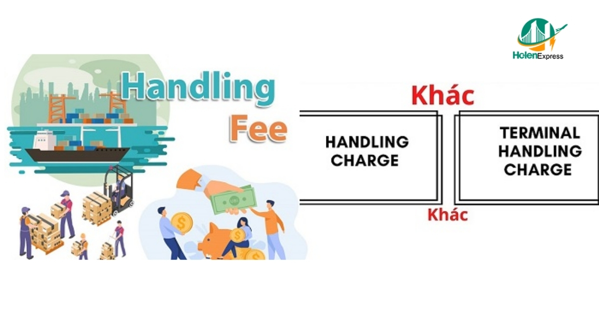 Sự khác nhau giữa Handling fee và THC fee