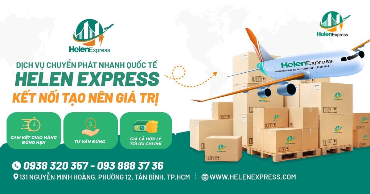 Gửi hàng đi nước ngoài FedEx nhanh chóng, giá tốt với Helen Express