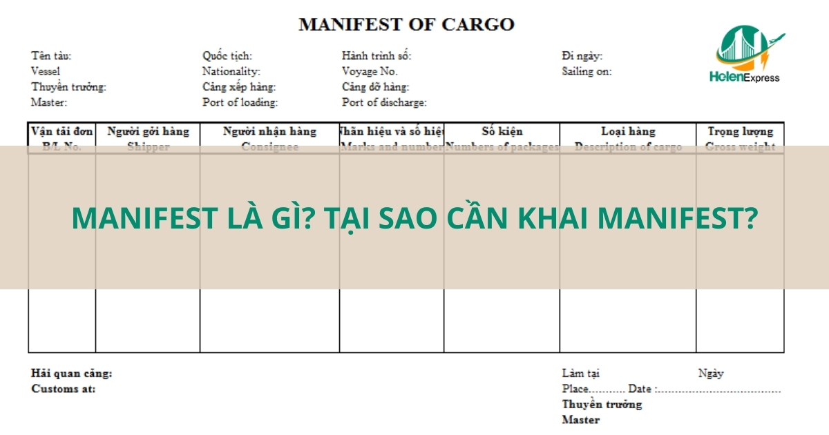 Manifest là gì? Tại sao cần khai Manifest?